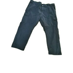 Wrangler Authentics Black Cargo Pants Size 50X30